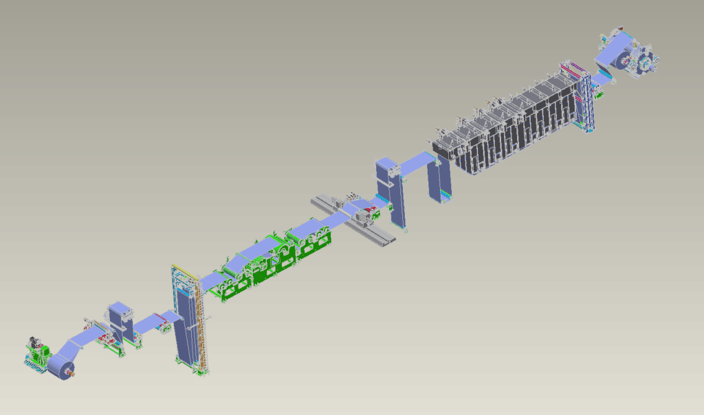Multi Roll Leveler Tension leveling line - Redex Group